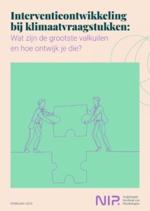 Cover paper Interventieontwikkeling bij klimaatvraagstukken van de sectie SEP